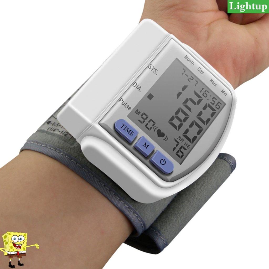 Máy đo huyết áp theo dõi Bp cổ tay kỹ thuật số với Wriatband