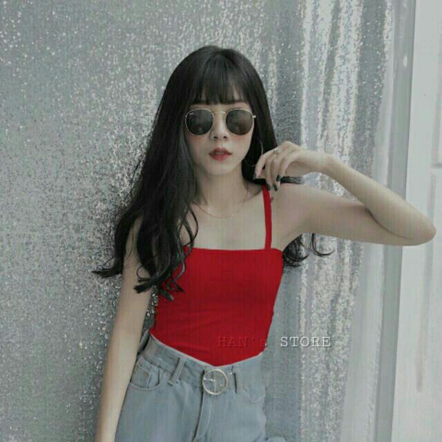 [Freeship đơn 99k] Áo 2 dây ngang from thái sành điệu vải đẹp đủ màu (tặng vòng tay và cột tóc khi mua từ 2 cái) | BigBuy360 - bigbuy360.vn