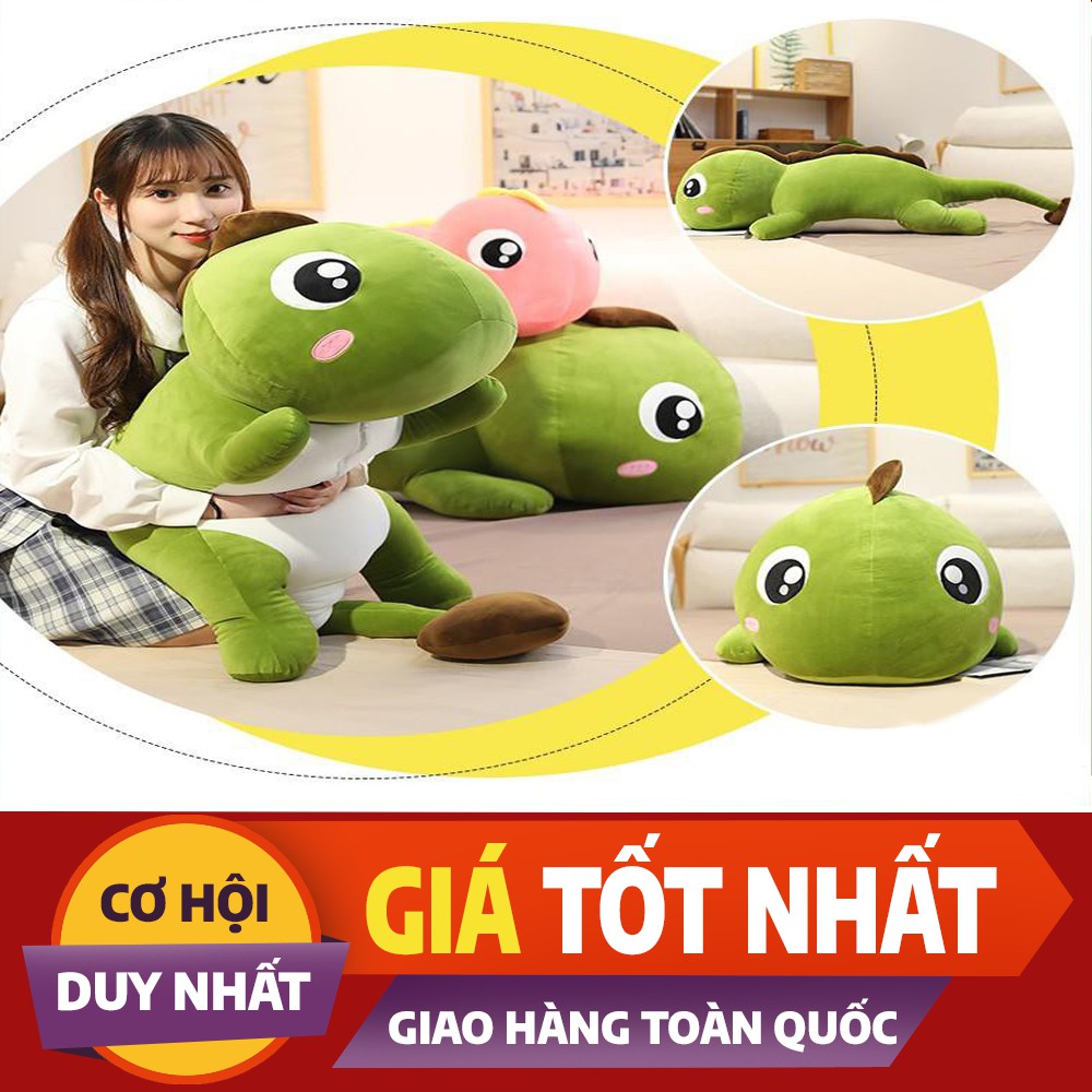 Gấu Bông Khủng Long Đuôi Tim, Gối Ôm Hình Thú Bông Cho Bé Chất Liệu Cao Cấp Siêu Êm Kích Thước 65cm Tina.vn