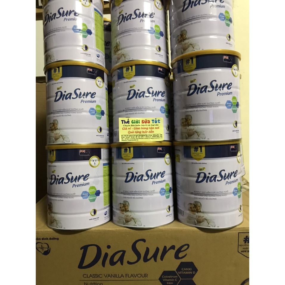 [MẪU MỚI] Sữa Diasure Premium 650g - Dành Cho Người Tiểu Đường