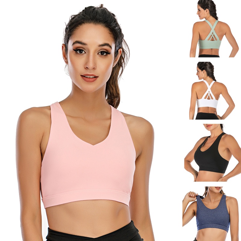 Áo Ngực Thể Thao Có Mút Đệm Chống Sốc Dành Cho Nữ