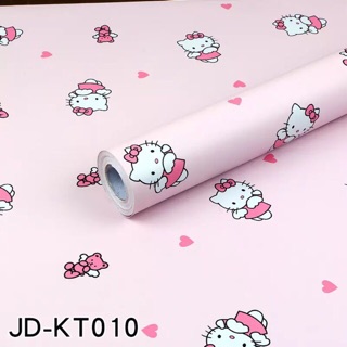 Giấy dán tường hello kitty