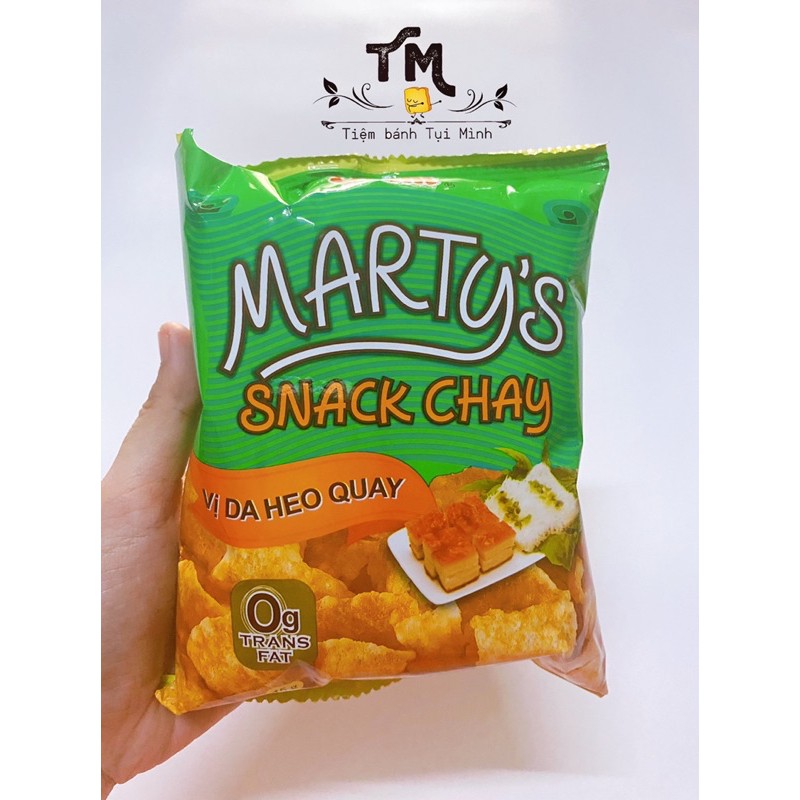 [10 gói] Bánh Snack chay vị da heo quay 15gram