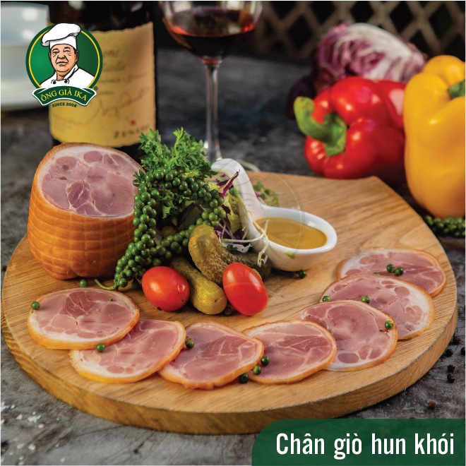 Chân giò hun khói Ông già IKA 500g