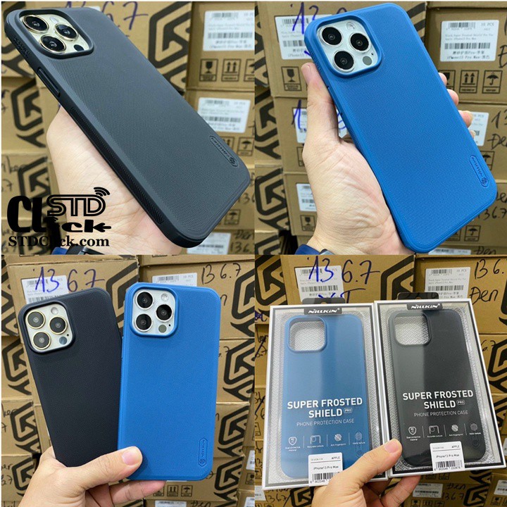 ỐP LƯNG IPHONE 13 PRO MAX - 13 PRO - 13 NILLKIN NHỰA CỨNG VIỀN DẺO CHÍNH HÃNG HÀNG CHUẨN