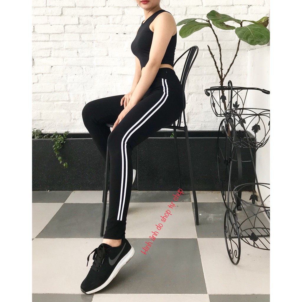 [Free ship đơn trên 50k] Áo thun croptop ba lỗ nữ, áo ba lỗ nữ màu trắng đen, co dãn 4 chiều