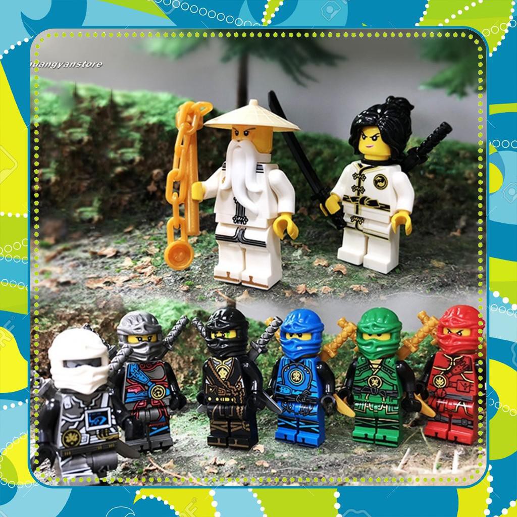 [Đồ Chơi Giá Rẻ] Set 8 bộ mô hình đồ chơi lego Ninjago vui nhộn cho bé