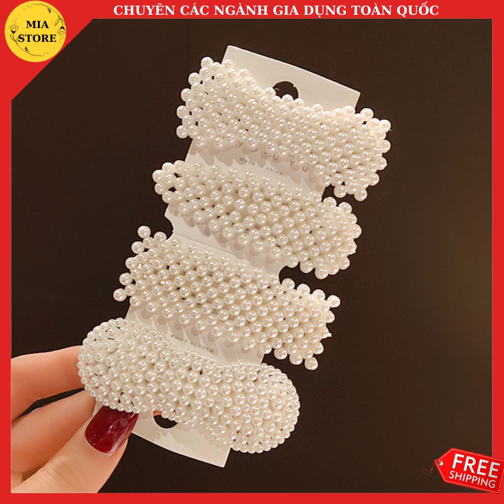 Kẹp tóc mái ngọc phong cách Hàn Quốc cho phái đẹp