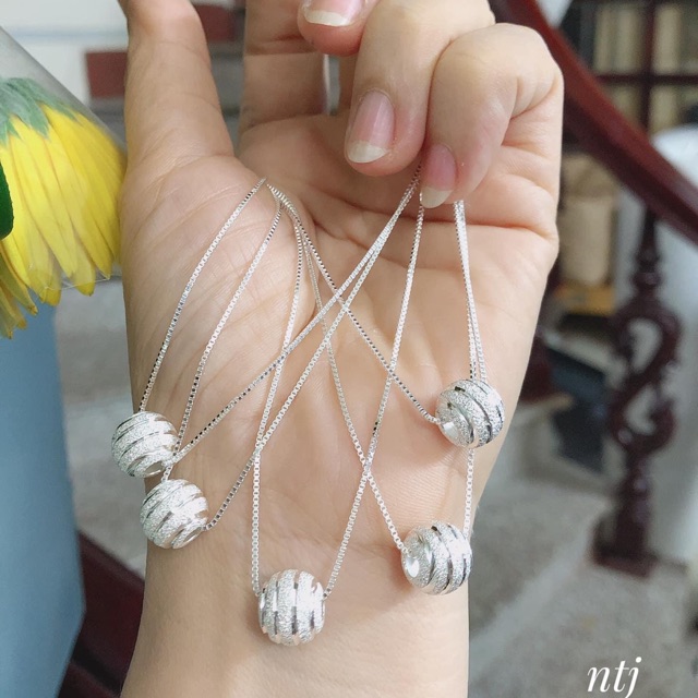 DÂY CHUYỂN NỮ BẠC TA - DÂY CHUYỀN MẶT CẦU CAO CẤP