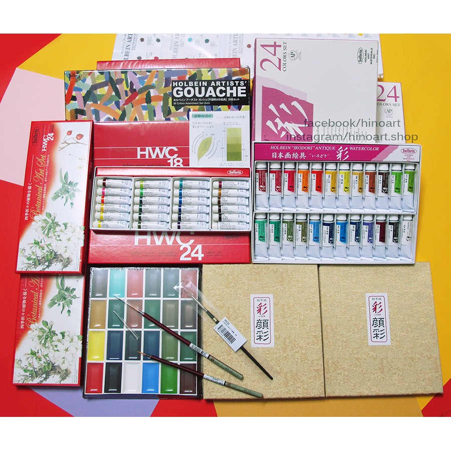 SET MÀU NƯỚC HOLBEIN ARTISTS' WATERCOLOR DẠNG TUÝP 5ML