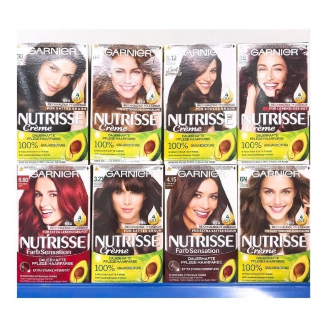 Thuốc nhuộm tóc phủ bạc Garnier giàu dưỡng và an toàn cho da đầu hàng Đức - Shop Viloet