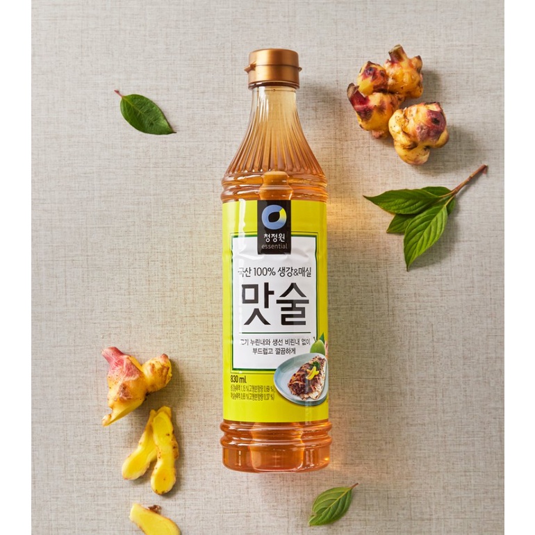 RƯỢU NẤU ĂN CHIẾT XUẤT MƠ, GỪNG -  맛술
