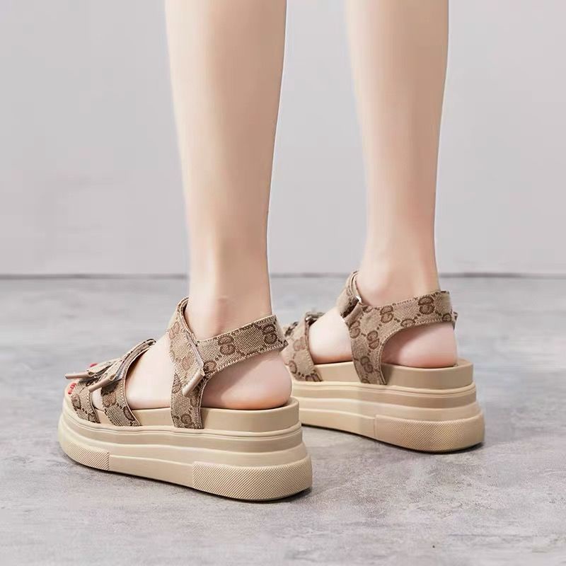 Giày Sandal Thể Thao Đế Dày Tăng Chiều Cao 2022 Mẫu Mới Thời Trang Mùa Hè Cho Nữ