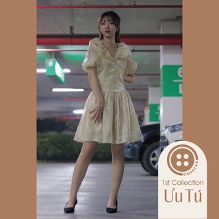 Đầm Nude Lụa Organza Dáng Xòe Công Chúa - [Ưu Tú]