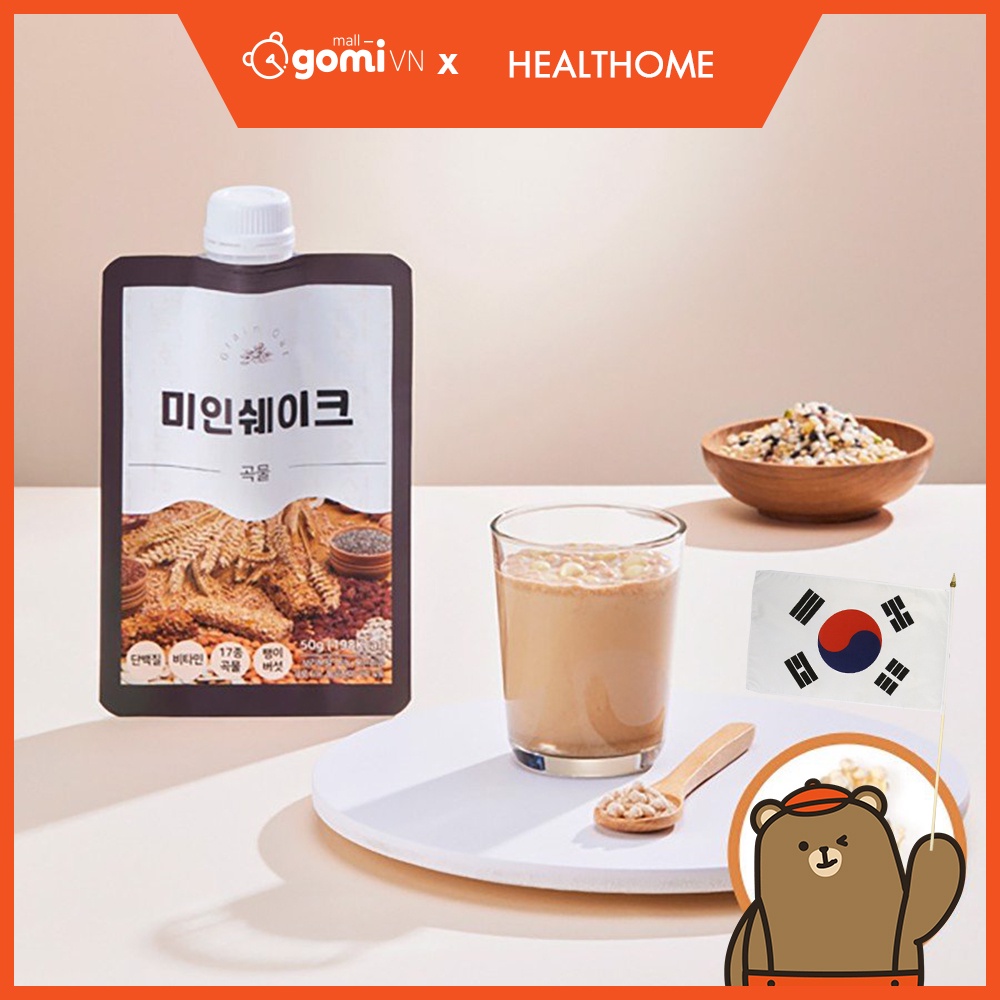 Ngũ Cốc Dinh Dưỡng Yến Mạch Thay Thế Bữa Ăn Healthome Shaking S Grainoat (Bịch 5 gói) GomiMall