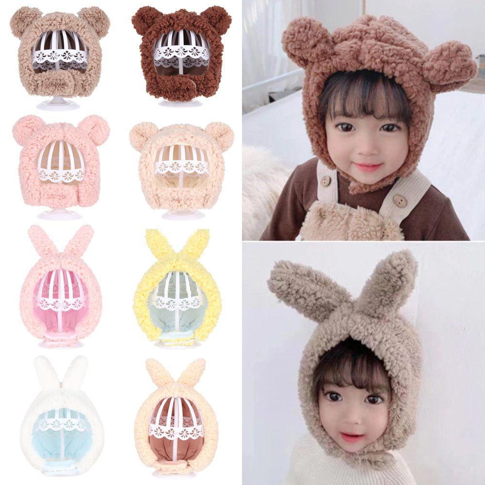 Mũ Len Tai Thỏ Dễ Thương Cho Bé