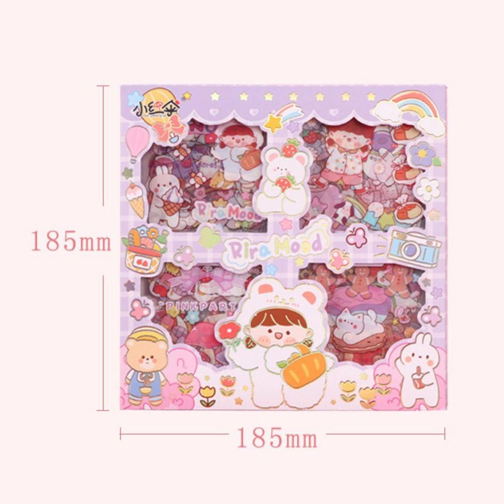 Đề Can Dán Hình Hoạt Hình Dùng Trang Trí Sổ Tay DIY