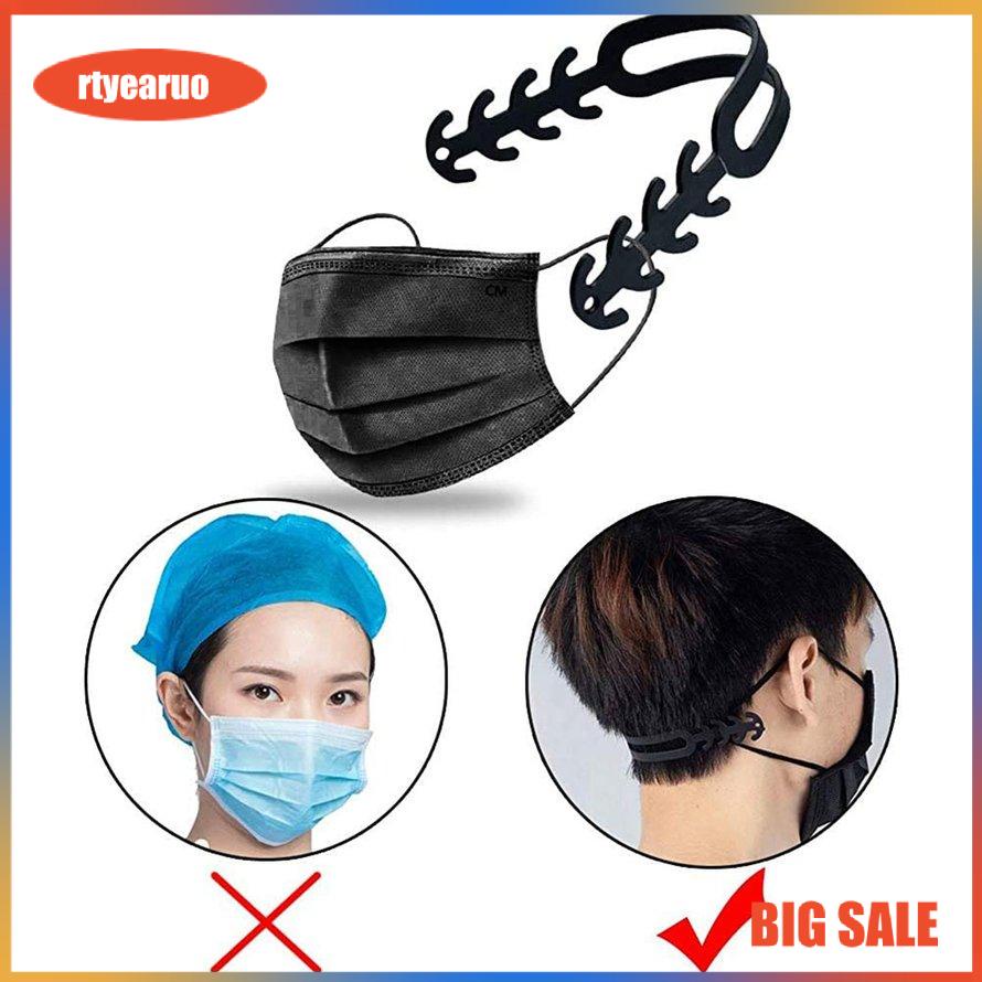 Dụng Cụ Móc Đeo Khẩu Trang Bằng Silicone Chống Rơi Có Thể Điều Chỉnh Độ Dài