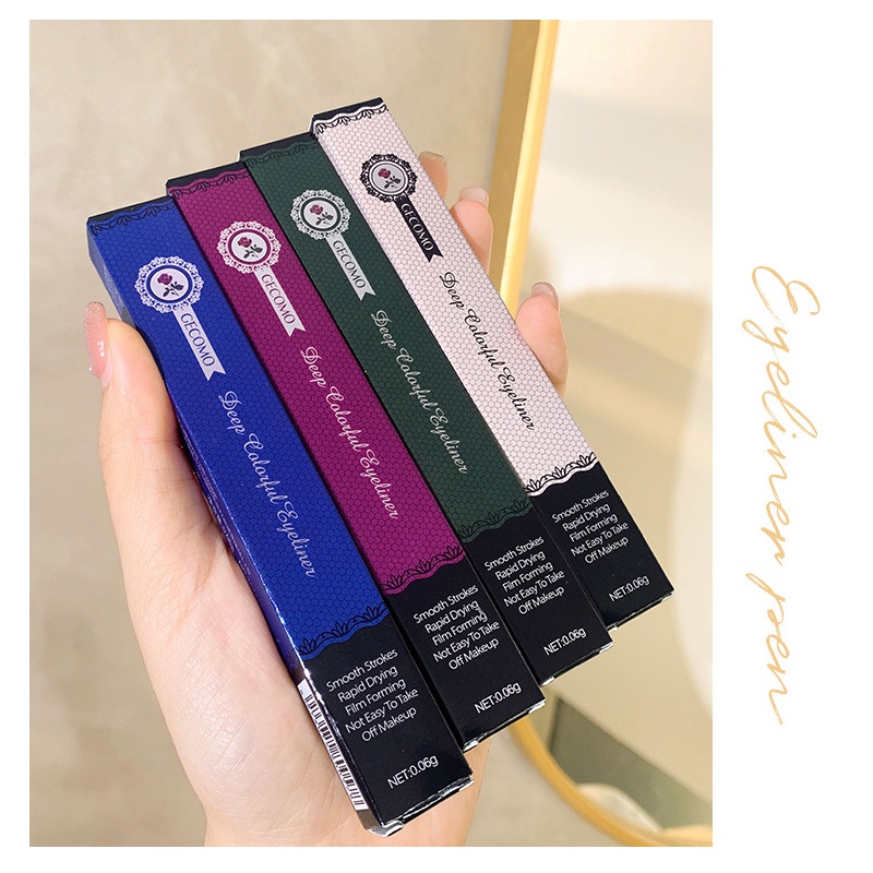 Bút kẻ mắt SUAKE 5 màu đầu mảnh 1.0mm chống thấm nước lâu trôi 0.1g