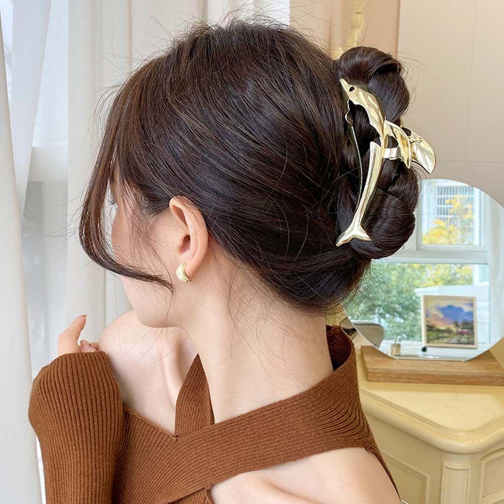 NICKOLAS Kẹp Tóc Móng Vuốt Hình Hoạt Hình Sáng Tạo Cho Nữ