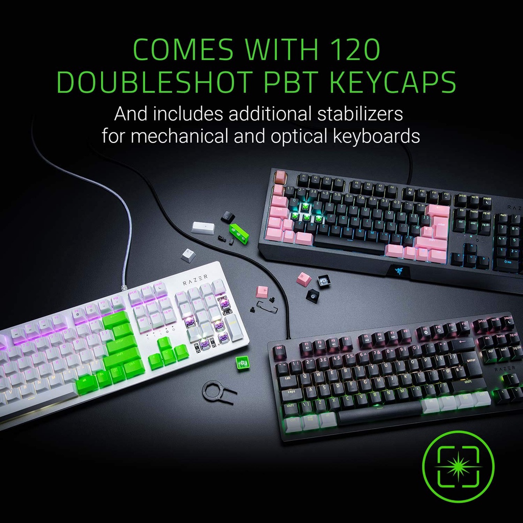 Nút Bàn Phím - Razer PBT Keycap Upgrade Set   - Hàng Chính Hãng