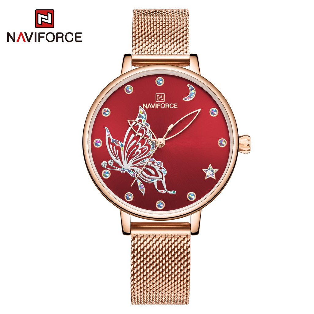 NAVIFORCE Women Watches 5013 Waterproof Fashion Creative Butterfly Design | BigBuy360 - bigbuy360.vn