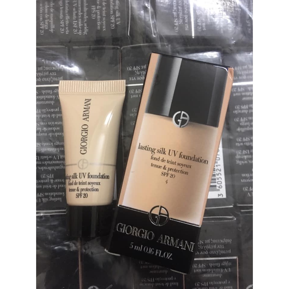 Kem nền Giorgio Armani lasting silk UV Foundation 5ml | BigBuy360 - bigbuy360.vn