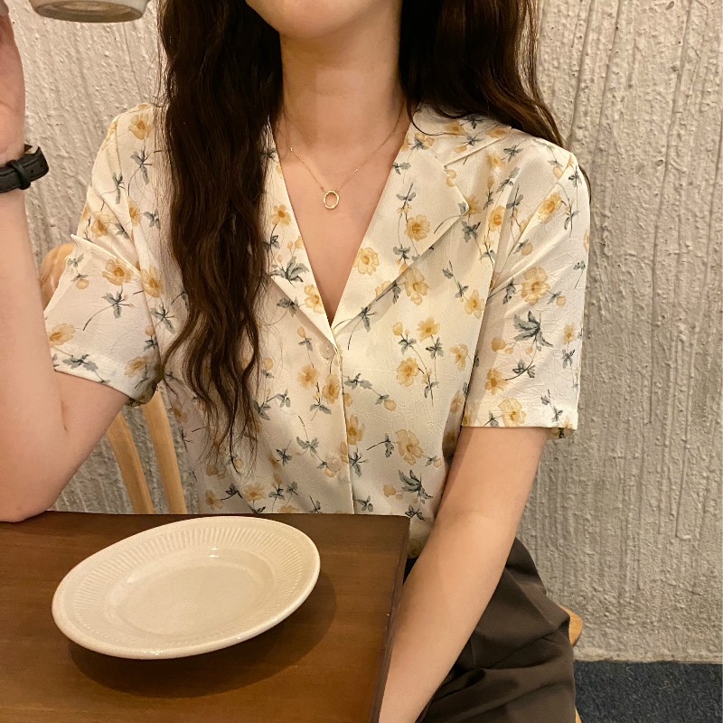 Áo Sơ Mi Voan Ngắn Tay Phong Cách Hàn Quốc Dành Cho Nữ | BigBuy360 - bigbuy360.vn