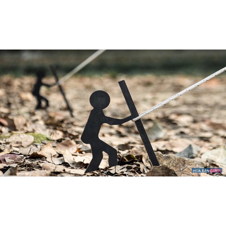 Cọc Lều Hình Nhân Sắt NatureHike NH20ZP081