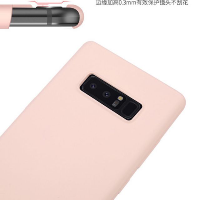 Ốp lưng silicon lót nỉ My Colors cho Samsung Note 8/ Note 9