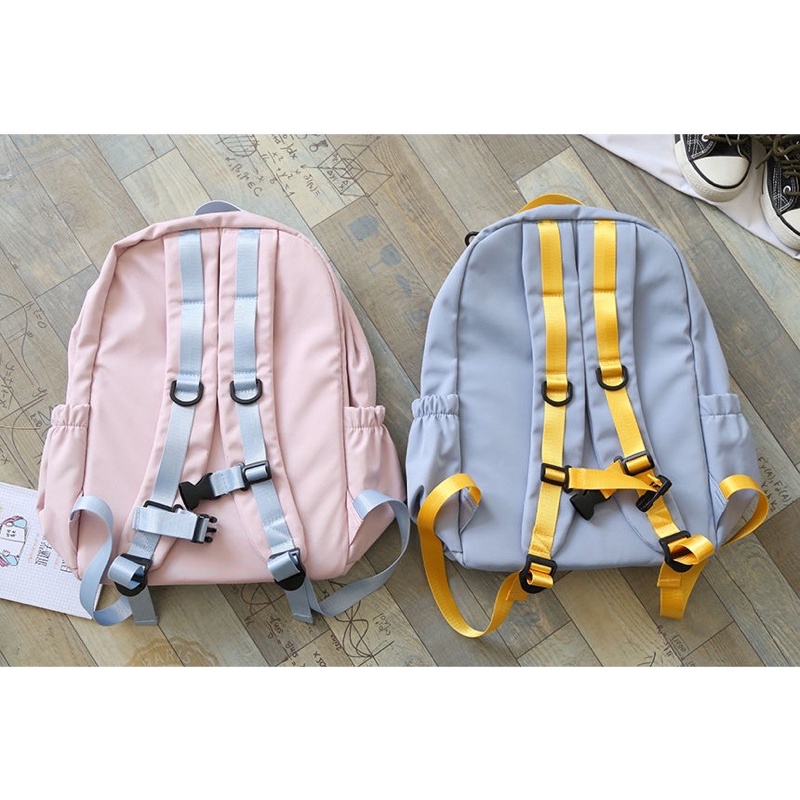 Balo Đi Học 4 Màu Pastel Chống Thấm Nước Độ Bền Cao Giá Rẻ Học Sinh Sinh Viên