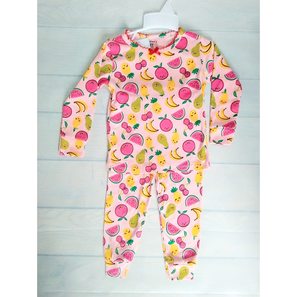 Combo 2 bộ dài tay bé gái bozip Carter