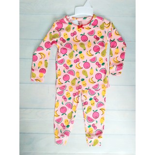 Combo 2 bộ dài tay bé gái bozip Carter