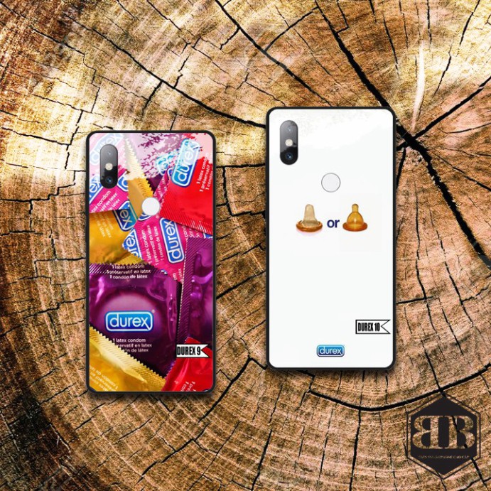 Ốp lưng kính cường lực Xiaomi Mi Mix 2s / Mi Mix 3 durex