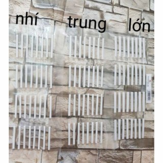 Trục uốn mi, xương uốn mi 💕FREESHIP💕 đủ size lớn trung nhỏ, có keo sẵn, dính bền,  đóng gói dạng vĩ 32 trục uốn