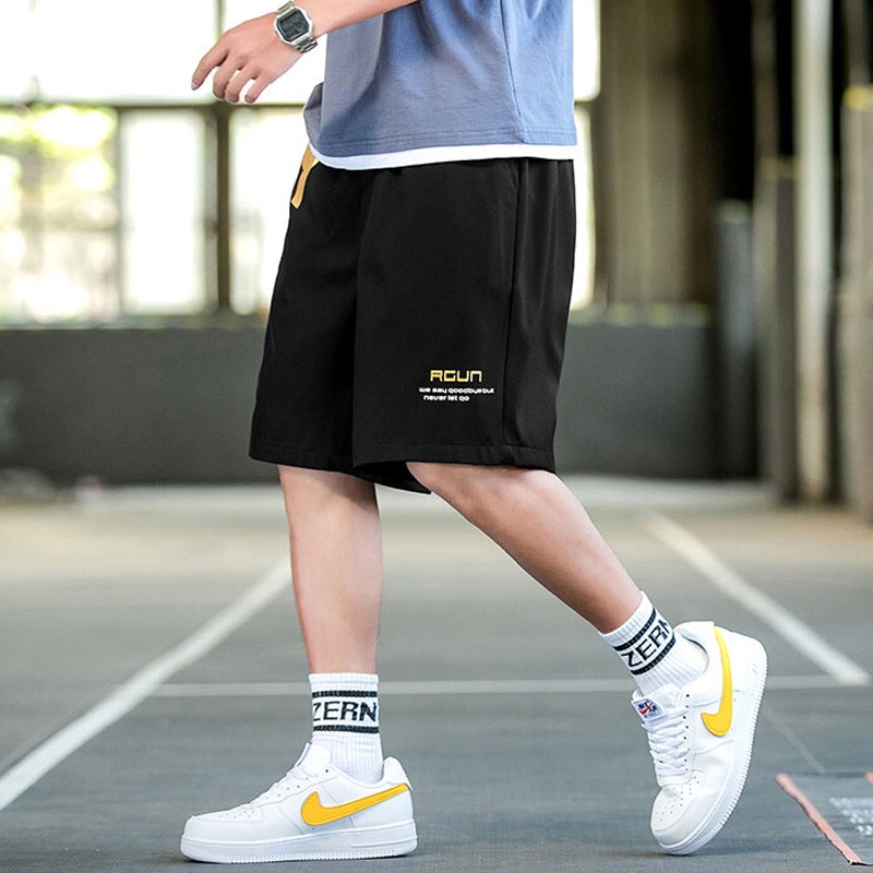 Quần short thể thao ống rộng thời trang xu hướng năng động cho nam