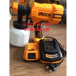 20v dụng cụ phun sơn dùng pin ingco csgli2001-1pin1sac
