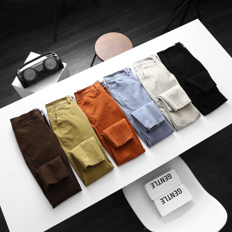 Quần dài kaki L.C giả jean dày dặn
