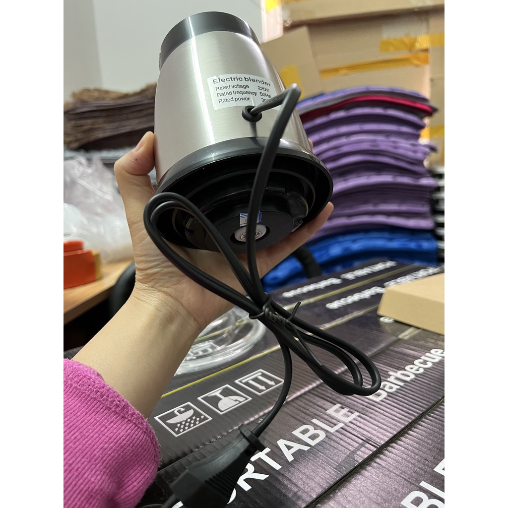 [FREESHIP❤️] Máy Xay Thịt Có Cối INOX 2 Lít, Dao 4 Lưỡi Food Cao Cấp Loại 1, hàng chính hãng, uy tín tại Shop