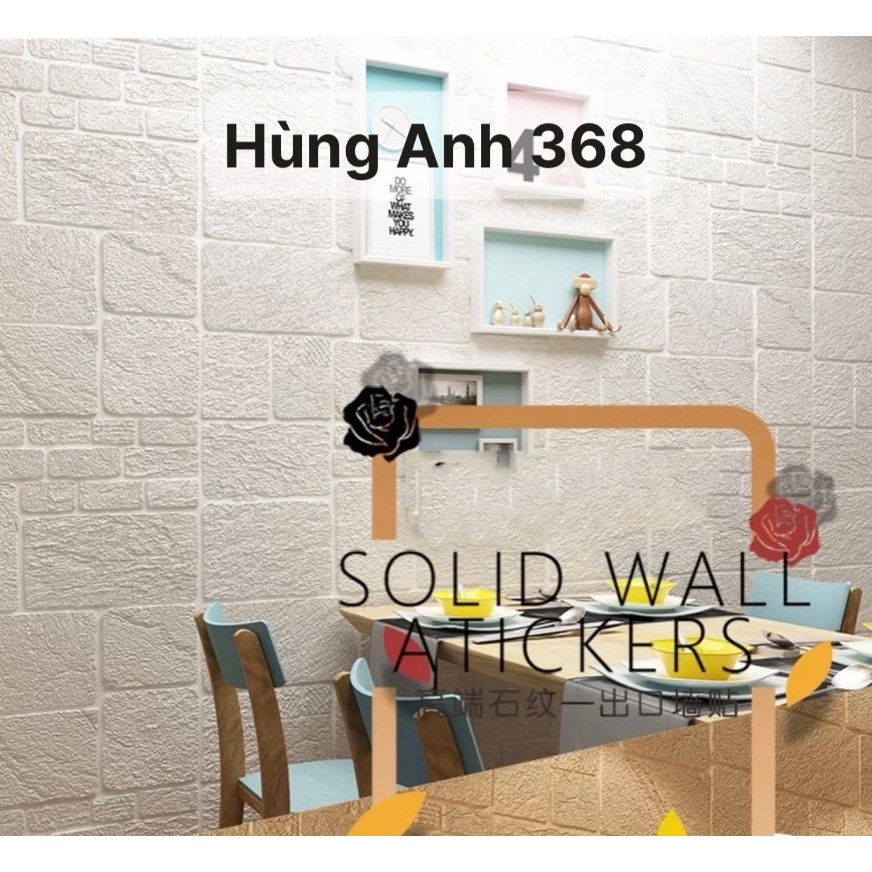 (HÀNG ĐẸP - GIÁ TỐT) Tấm xốp dán tường giả gạch 3D cao cấp chống ẩm cách nhiệt 70x77cm | BigBuy360 - bigbuy360.vn