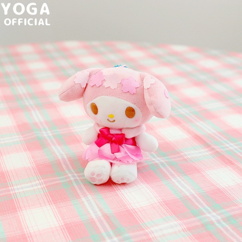Cute Melody Nhồi Bông-Đồ Chơi Flower Fairy Series PC dog White Dog Kuromi Plush Dây Chuyền Gift