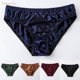 Quần lót trong vải lụa trơn thoáng khí kiểu dáng quyến rũ cho nam nhiều màu