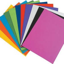 Set 6 tờ giấy bìa màu A4 160gsm