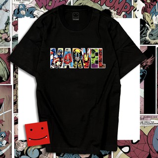 ÁO THUN NAM NỮ - [ MARVEL ] LOGO CUSTOM