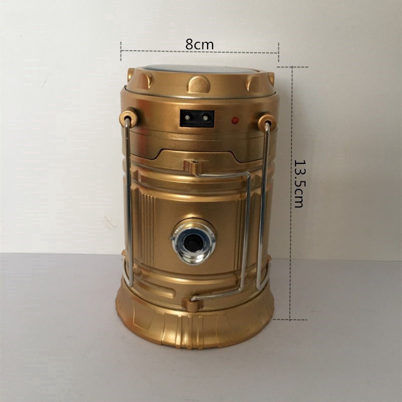 Đèn led Licer năng lượng mặt di động có thể sạc để đi bộ/ cắm trại