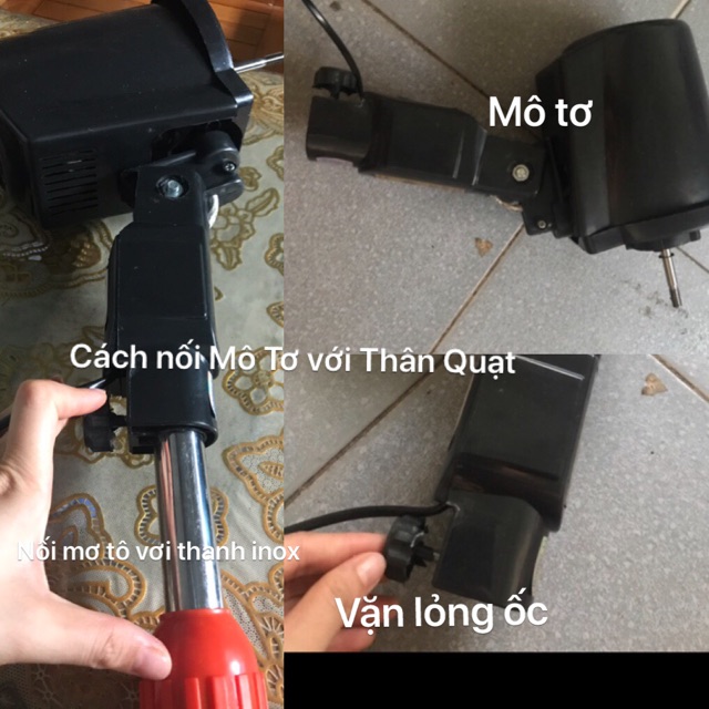 Quạt Lửng ĐIỆN Cơ A Châu sải cánh 400mm | BigBuy360 - bigbuy360.vn