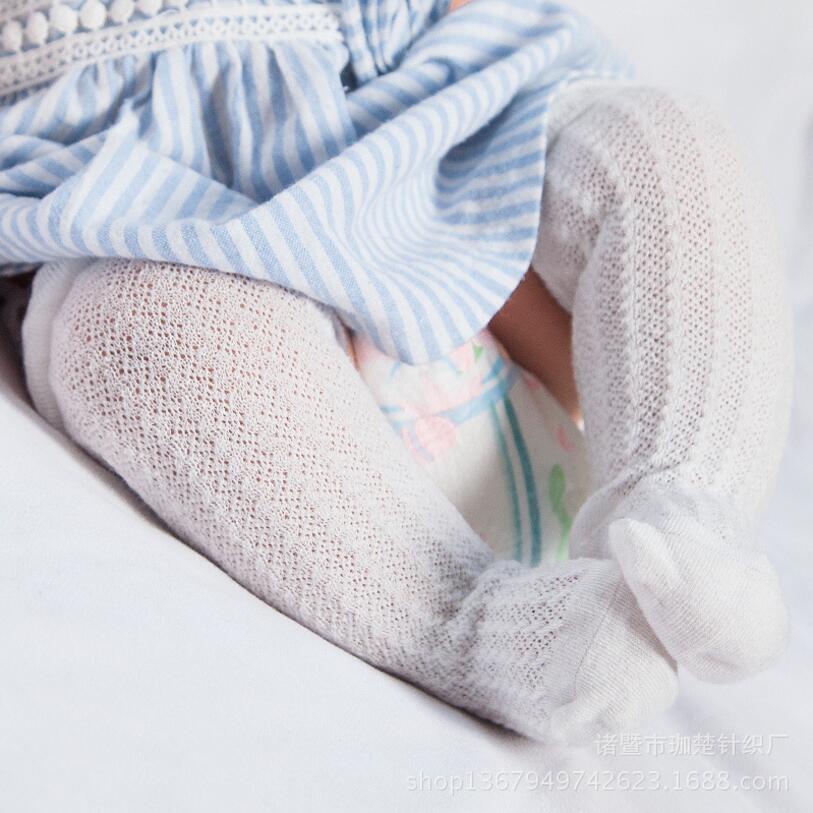 Vớ Cotton Mềm Mỏng Phối Lưới Dài Tới Gối Thời Trang Mùa Hè 2022 Cho Bé 0-4 Tuổi