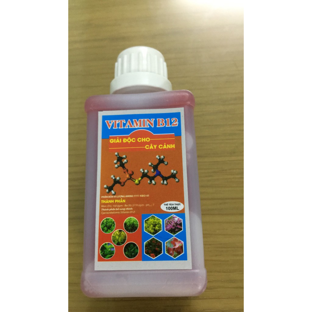 vitamin B12 TD lọ 100ml cho hoa lan cây cảnh