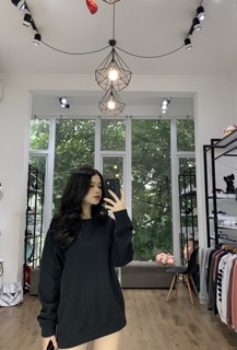 Nỉ trơn cổ tròn các màu