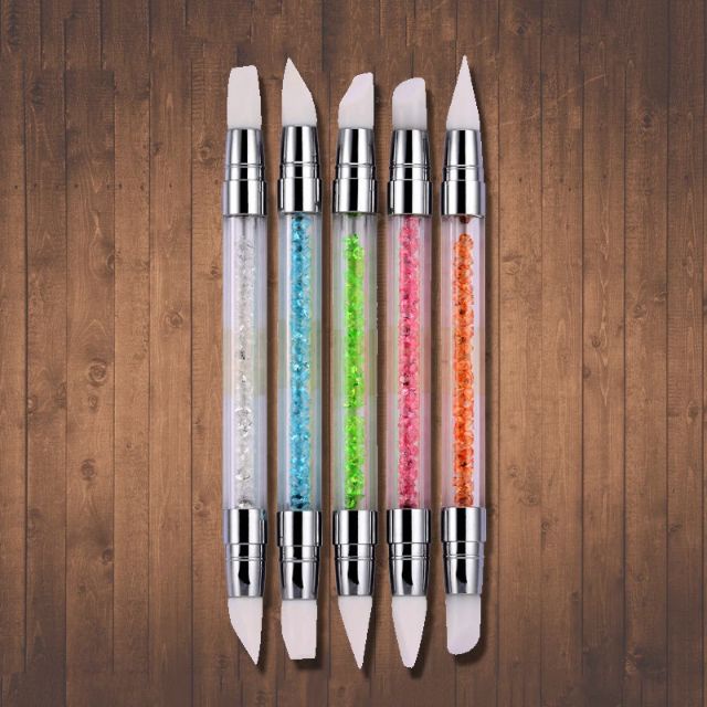 Bộ bút đắp hoa bột dẻo không cần lưu huỳnh, bộ bút 5 cây silicon